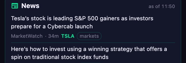 News and closing report